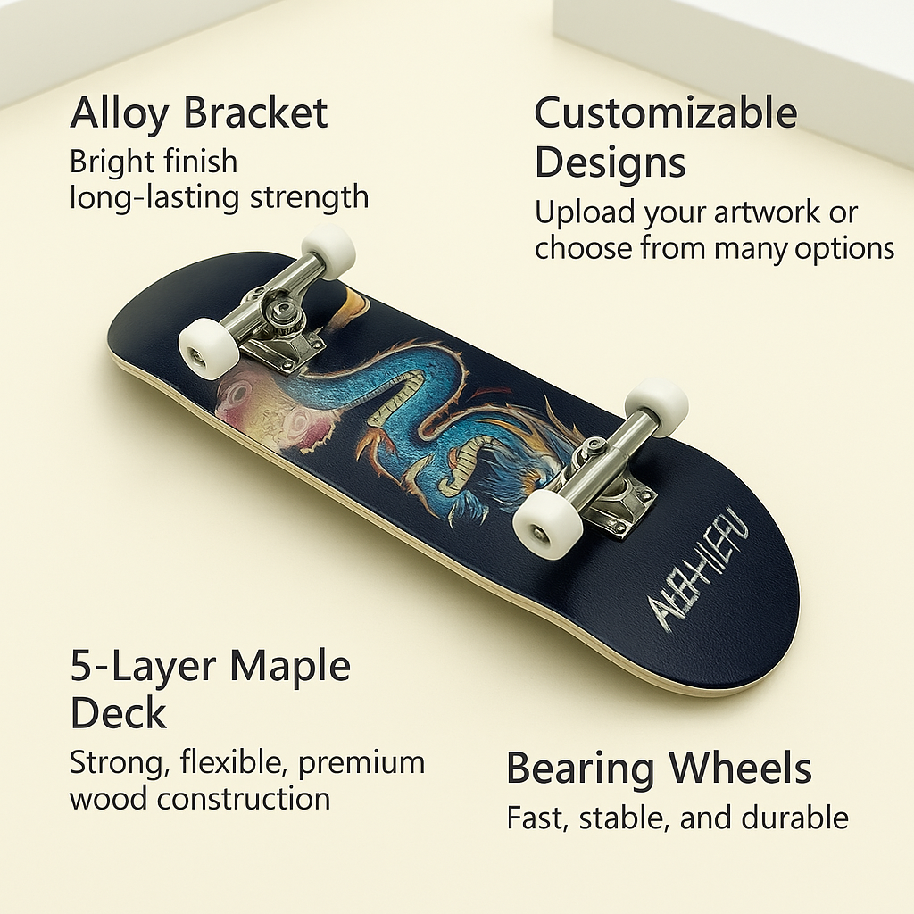 MiniDeck – Kestävä ja joustava – Sormiskateboard