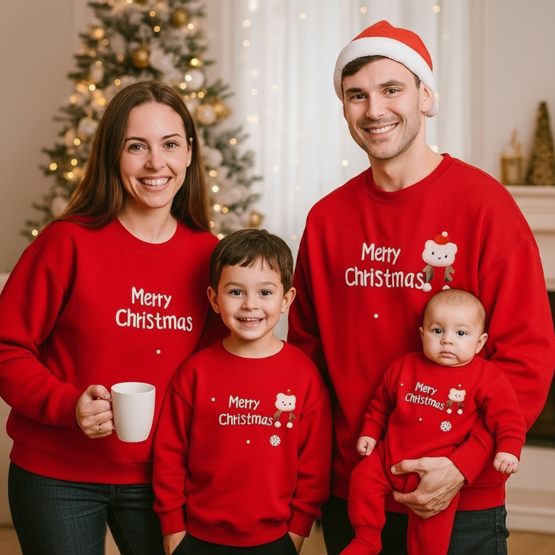 FamXmas – Joulun body ja villapaita koko perheelle