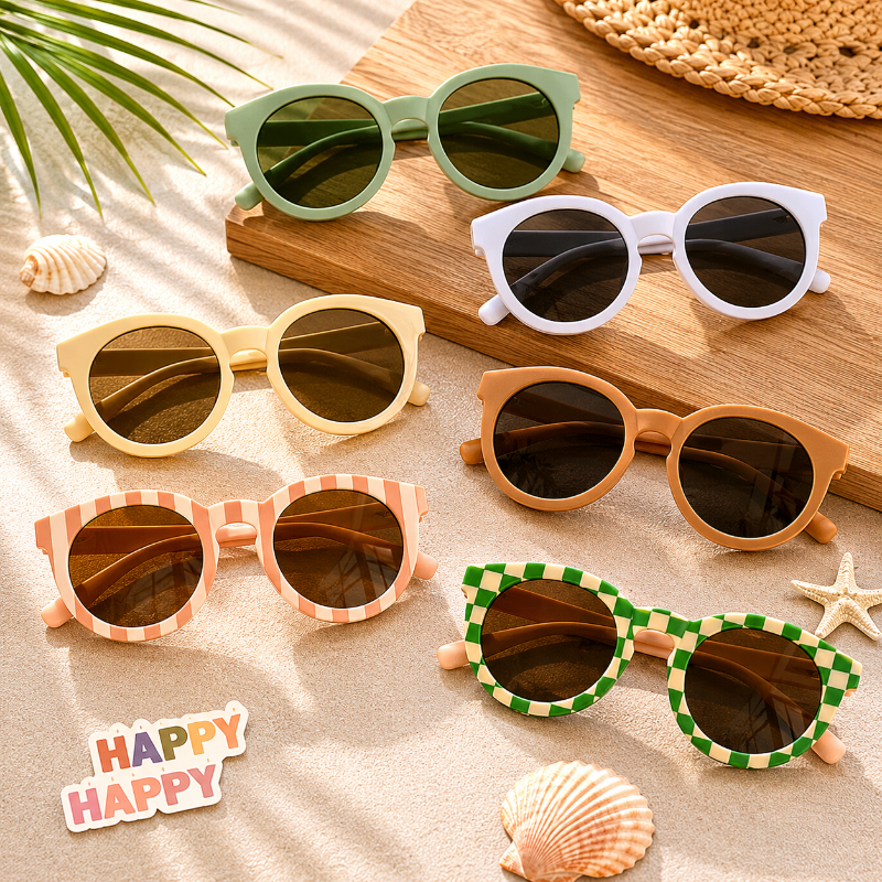 Colorful Kids Sun Shades – UV-suoja ja tyylikkyys – Lasten aurinkolasit