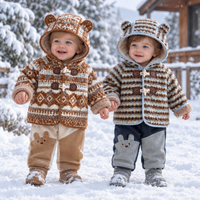 Thumbnail for LittleWarm – Viihtyisä ja tyylikäs – Fair Isle -kuvioinen talvitakki