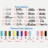 Thumbnail for Striped Name Pouch – Henkilökohtainen ja tyylikäs – meikkipussi