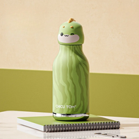 Thumbnail for AnimalSip – Söpö ja käytännöllinen – lasten ruostumattomasta teräksestä valmistettu termospullo, jossa on eläinaiheinen kuvio