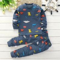Thumbnail for SleepBuddy – Pehmeä ja mukava – lasten pitkähihainen pyjamasetti