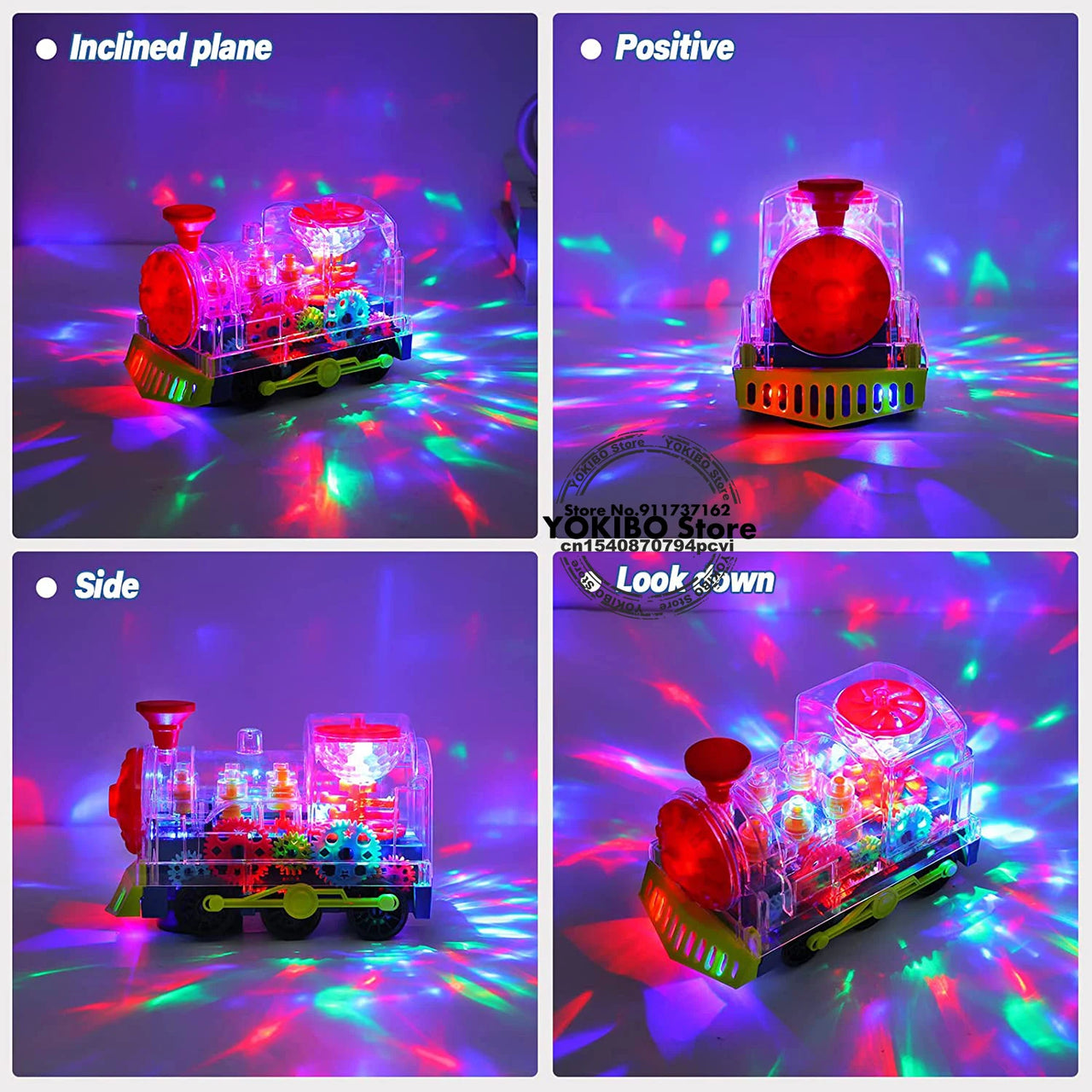 Train light™ - Fantastinen ja opettavainen - Leikkijuna valoilla ja musiikilla