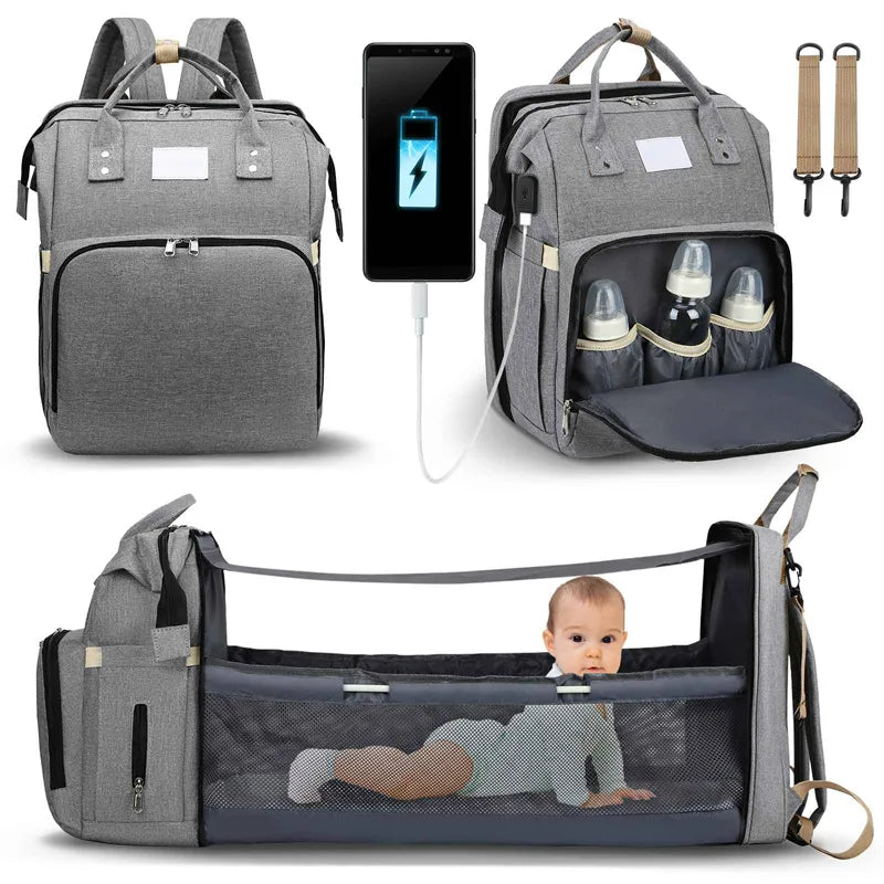 Travel Bag™ - Monikäyttöinen vaippalaukku - Vauvan reppu