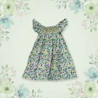 Thumbnail for Floral Dress – Kevyt ja ilmava – Tyttöjen hihallinen mekko