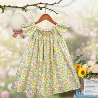 Thumbnail for Floral Dress – Kevyt ja ilmava – Tyttöjen hihallinen mekko