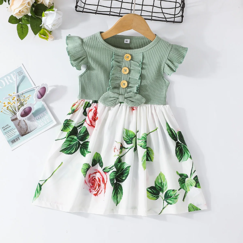 Garden Dress – Kesä & raikas – Tyttöjen kukkamekko