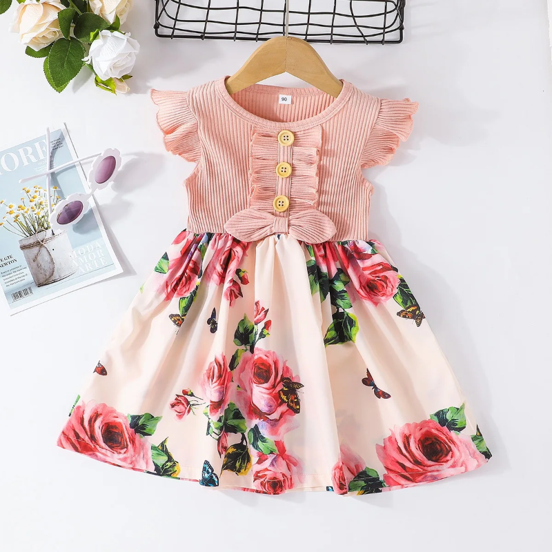 Garden Dress – Kesä & raikas – Tyttöjen kukkamekko