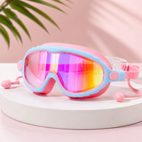 Thumbnail for AquaVision – Säädettävä huurtumisenesto- ja UV-suojaus – Silikoniset uimalasit, joissa on korvatulpat