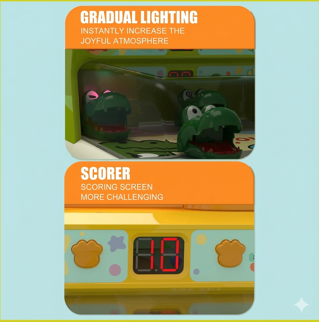 Crocodile Pinball Game – Interaktiivinen ja leikkisä – Krokodil-pelihallipeli