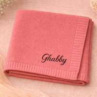 Thumbnail for Personalized Baby Blanket – Pehmeä ja ainutlaatuinen – henkilökohtaisesti brodeerattu puuvillapeitto
