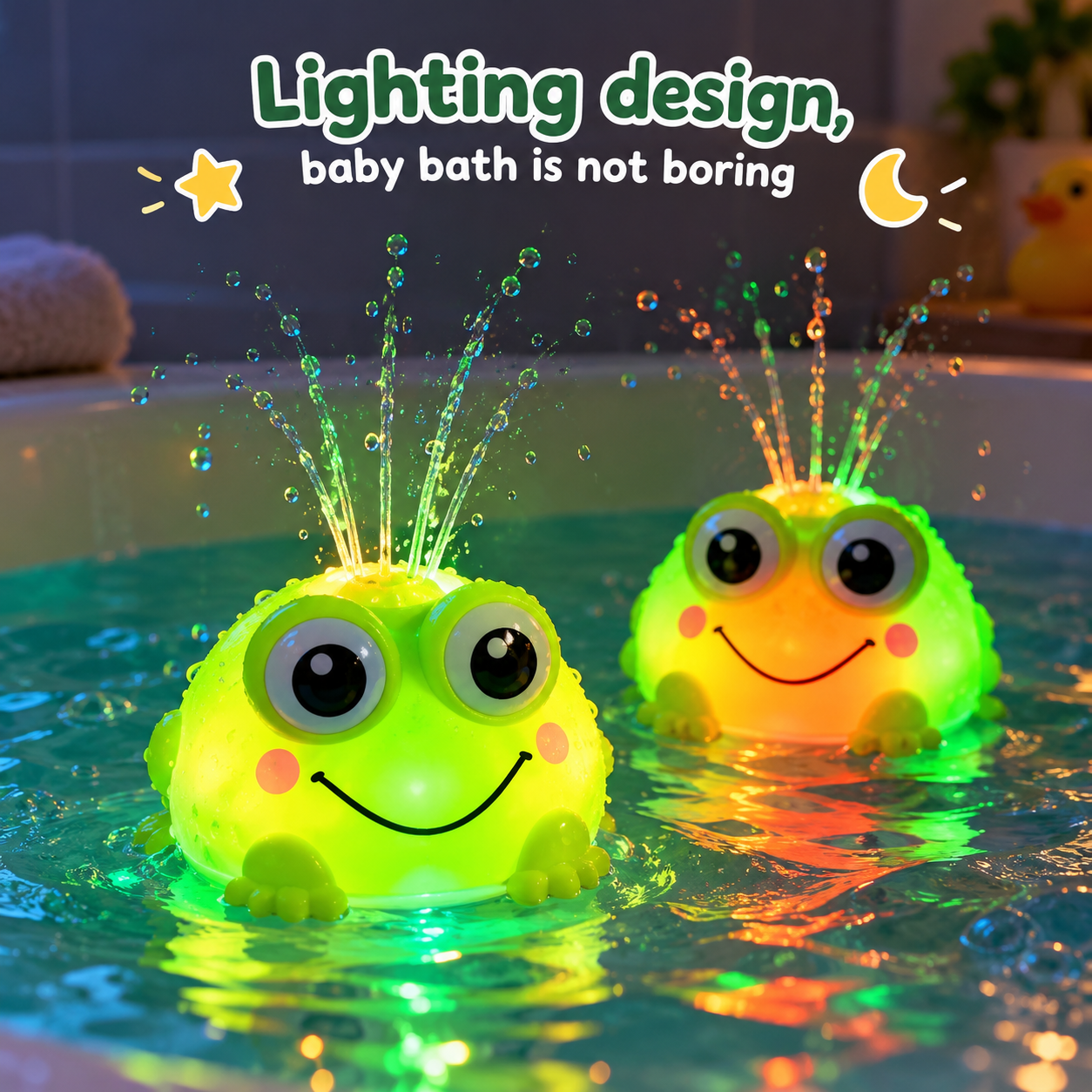 FrogSplash – Iloinen ja vuorovaikutteinen – Automaattinen vesilähde