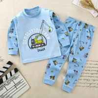Thumbnail for SleepBuddy – Pehmeä ja mukava – lasten pitkähihainen pyjamasetti