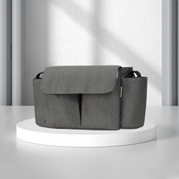 Thumbnail for ToddlerOrganizer – Vettä hylkivä ja tilava – lastenvaunujen järjestelijä pullotelineillä