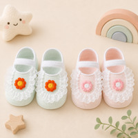 Thumbnail for SweetFeet – Pehmeät ja suloiset – vauvasukat, joissa on kukkia ja pitsiä