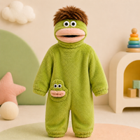 Thumbnail for LittleMonster – Mukava ja söpö – lasten body, jossa on hauska hirviökuvio