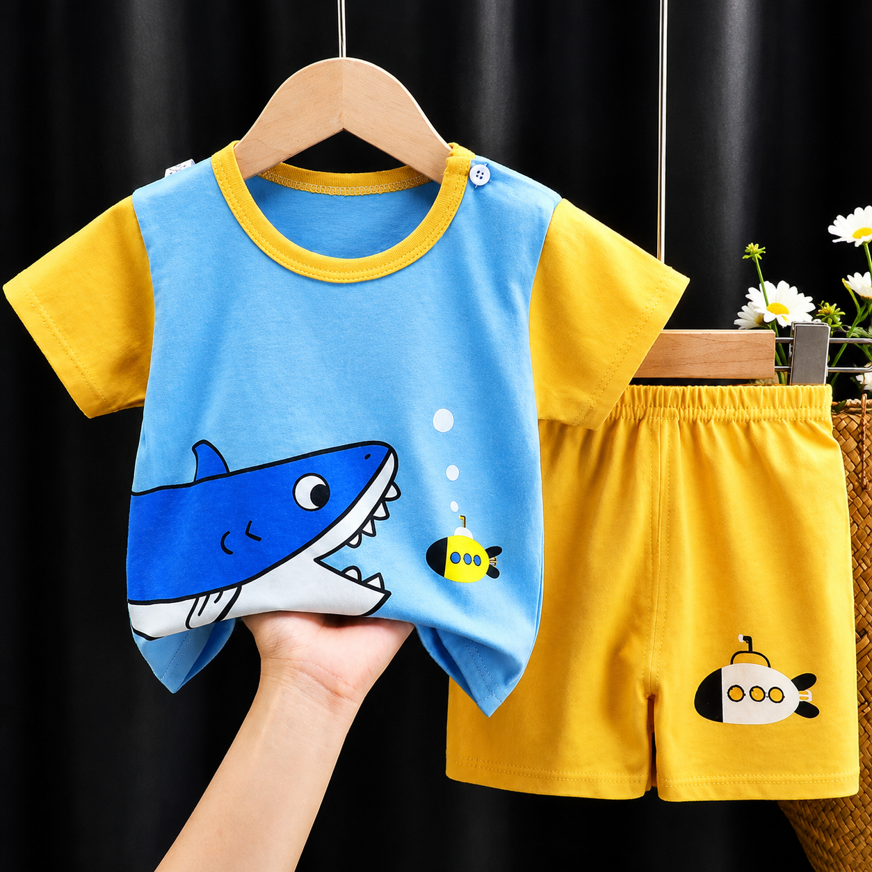 Mini Fashion™ - Ihana pieni leijona - Poikien kesäasu