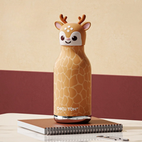 Thumbnail for AnimalSip – Söpö ja käytännöllinen – lasten ruostumattomasta teräksestä valmistettu termospullo, jossa on eläinaiheinen kuvio