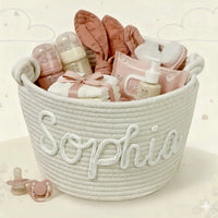 Thumbnail for CuddleBasket – Söpö ja henkilökohtainen – henkilökohtainen vaippakori