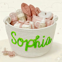 Thumbnail for CuddleBasket – Söpö ja henkilökohtainen – henkilökohtainen vaippakori