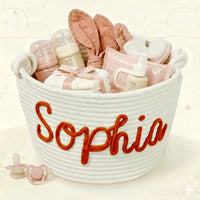 Thumbnail for CuddleBasket – Söpö ja henkilökohtainen – henkilökohtainen vaippakori