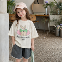 Thumbnail for SunnyKids – Mukava ja söpö – Oversized-T-paita, jossa on sarjakuvapainatus