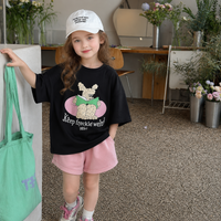 Thumbnail for SunnyKids – Mukava ja söpö – Oversized-T-paita, jossa on sarjakuvapainatus