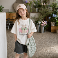 Thumbnail for SunnyKids – Mukava ja söpö – Oversized-T-paita, jossa on sarjakuvapainatus