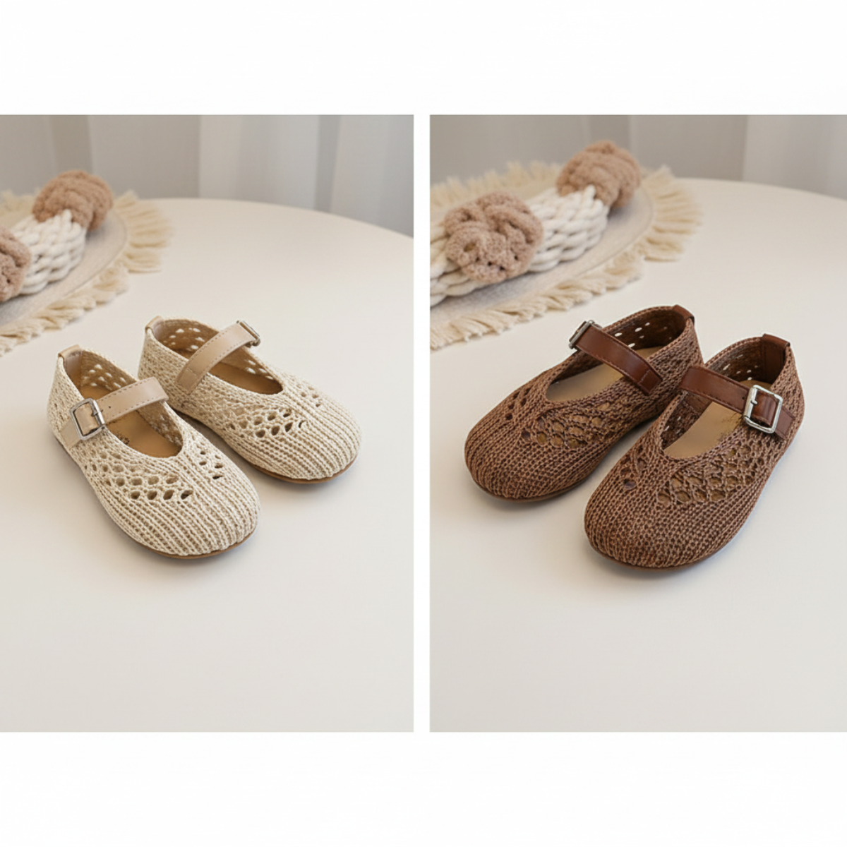LittleWalkers – Mukavuus ja hengittävyys – Mary Jane -ballerinat