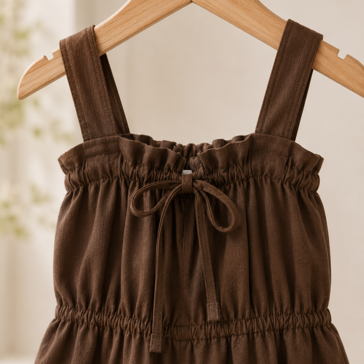 SunnyDays – Tyylikäs ja pehmeä – Jumpsuit, jossa on rusetti