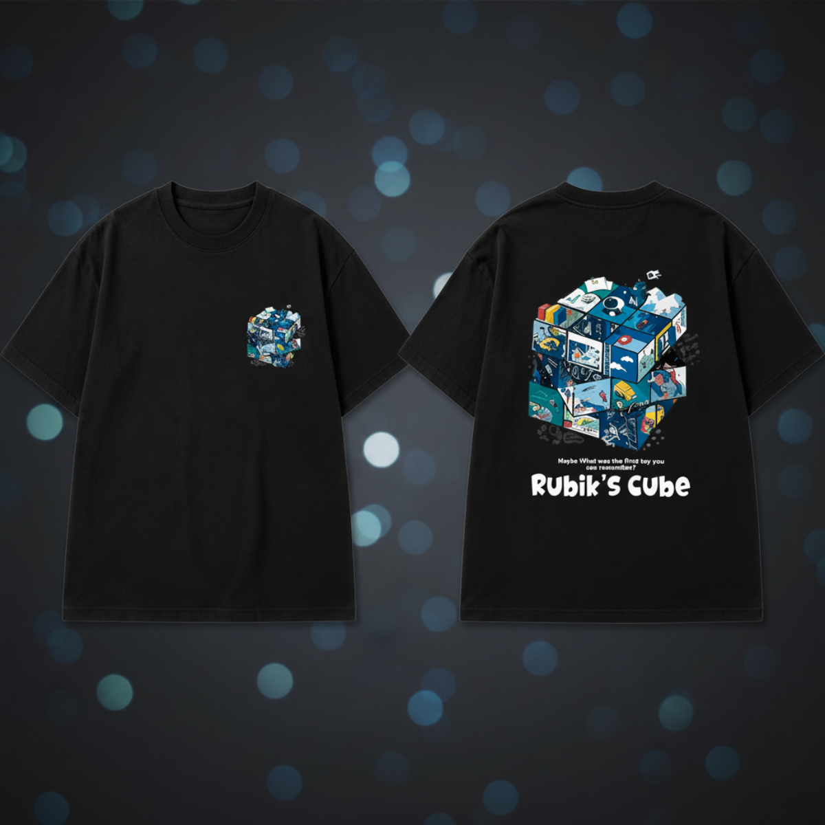 CubePlay – Pehmeä ja tyylikäs – Rubik’s Cube -T-paita