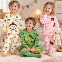 Thumbnail for SleepBuddy – Pehmeä ja mukava – lasten pitkähihainen pyjamasetti