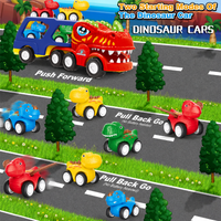 Thumbnail for DinoDrive – Luova ja seikkailullinen – 5-in-1-kuorma-autoleikkisetti