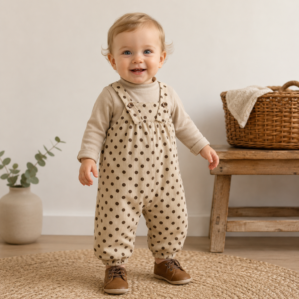 BabyBloom – Söpö ja mukava – pilkullinen haalari
