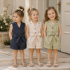 LittleLady – Elegant & Trends – Jumpsuit, jossa on solmittava vyötärönauha