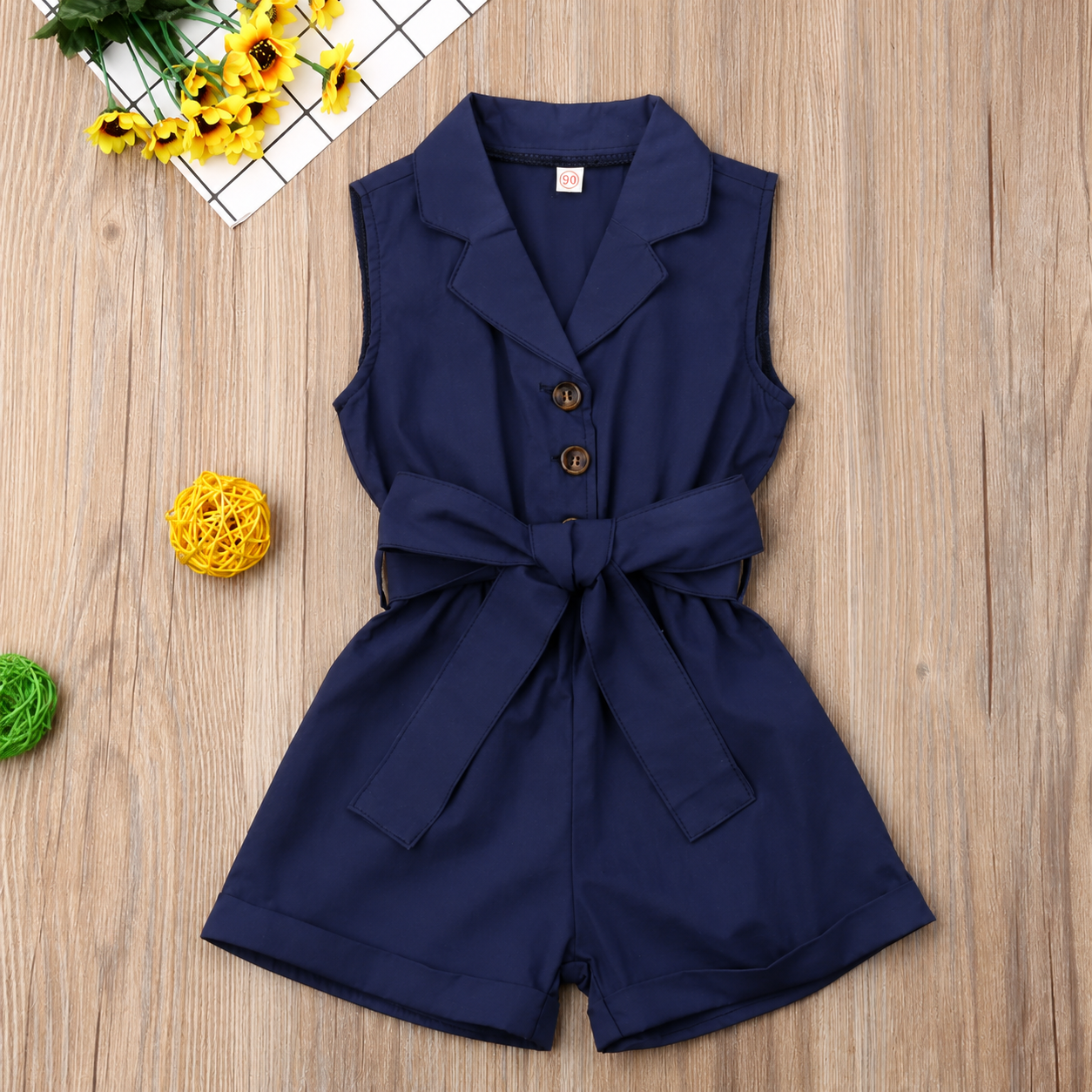 LittleLady – Elegant & Trends – Jumpsuit, jossa on solmittava vyötärönauha