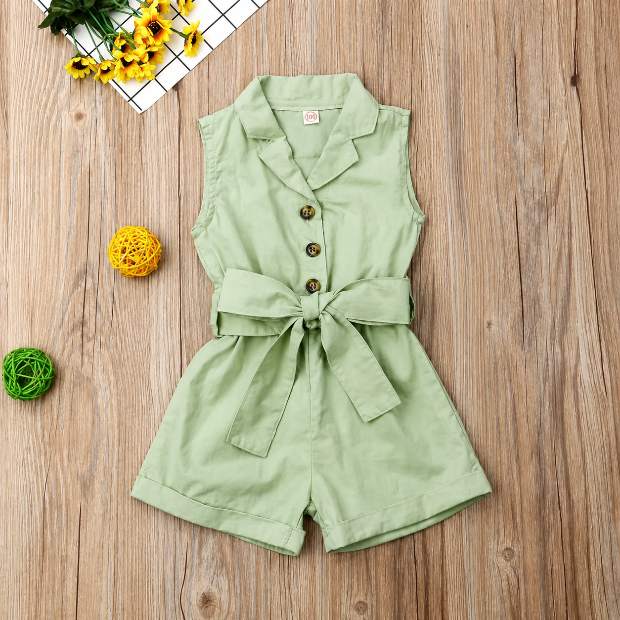 LittleLady – Elegant & Trends – Jumpsuit, jossa on solmittava vyötärönauha