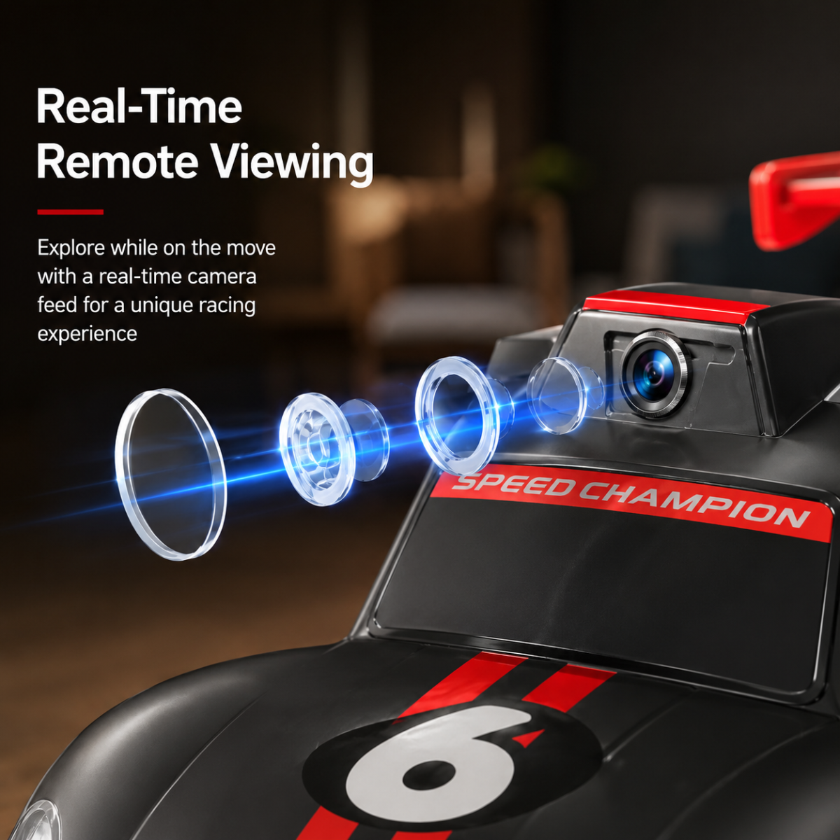 RacePro – RC & Stunt – Drift-tunnistuksella varustettu Racer Auto -auto, jossa on kamera