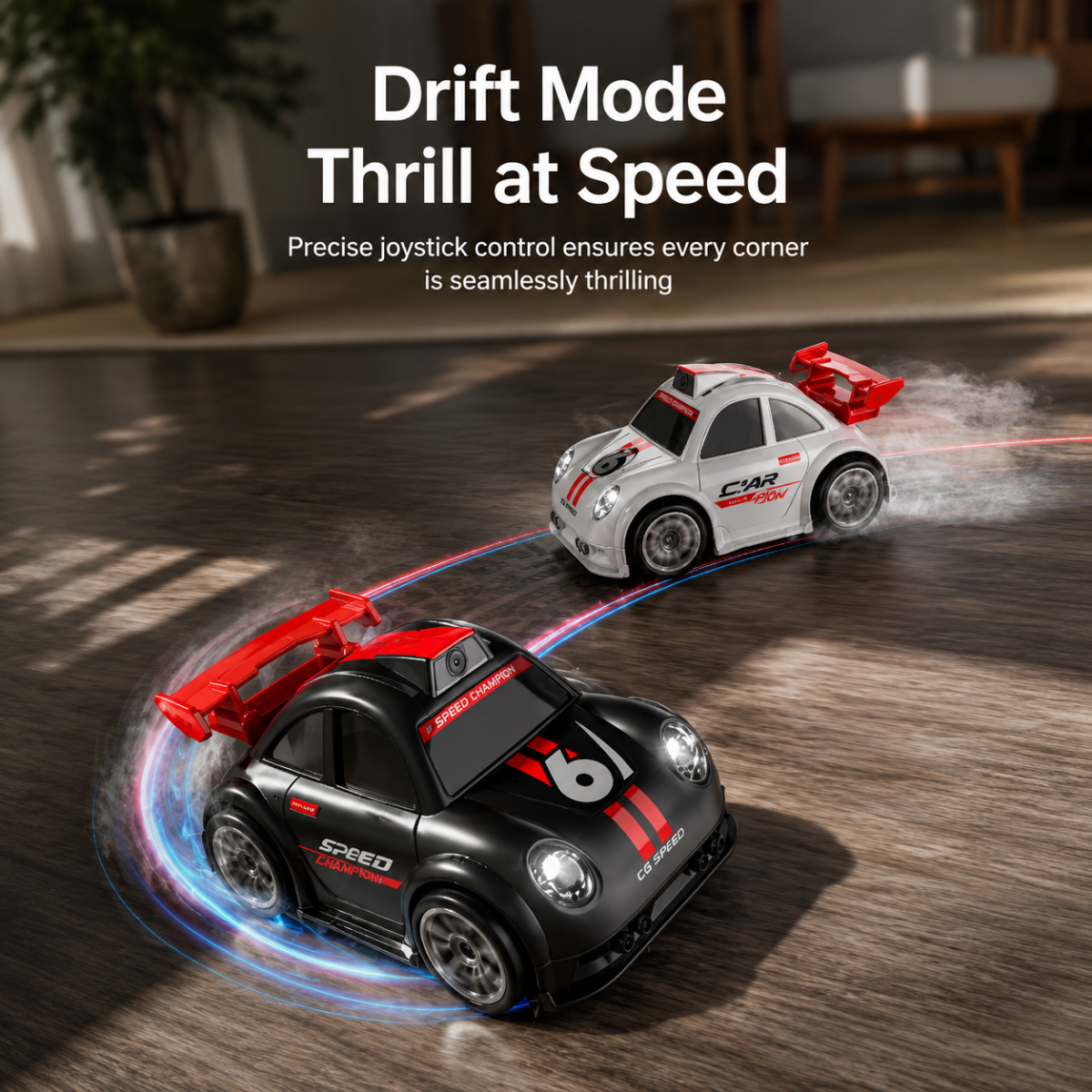 RacePro – RC & Stunt – Drift-tunnistuksella varustettu Racer Auto -auto, jossa on kamera