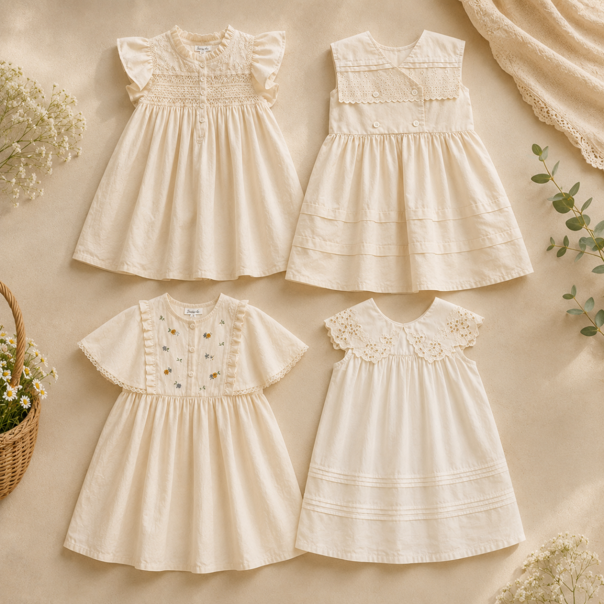 Sleeveless Dress – Tyylikäs ja mukava – pitsikaulusmekko
