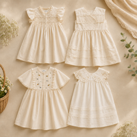 Thumbnail for Sleeveless Dress – Tyylikäs ja mukava – pitsikaulusmekko