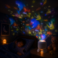 Thumbnail for SeaDream – Leikkisä ja opettavainen – 360° kiertävä LED-yövalo