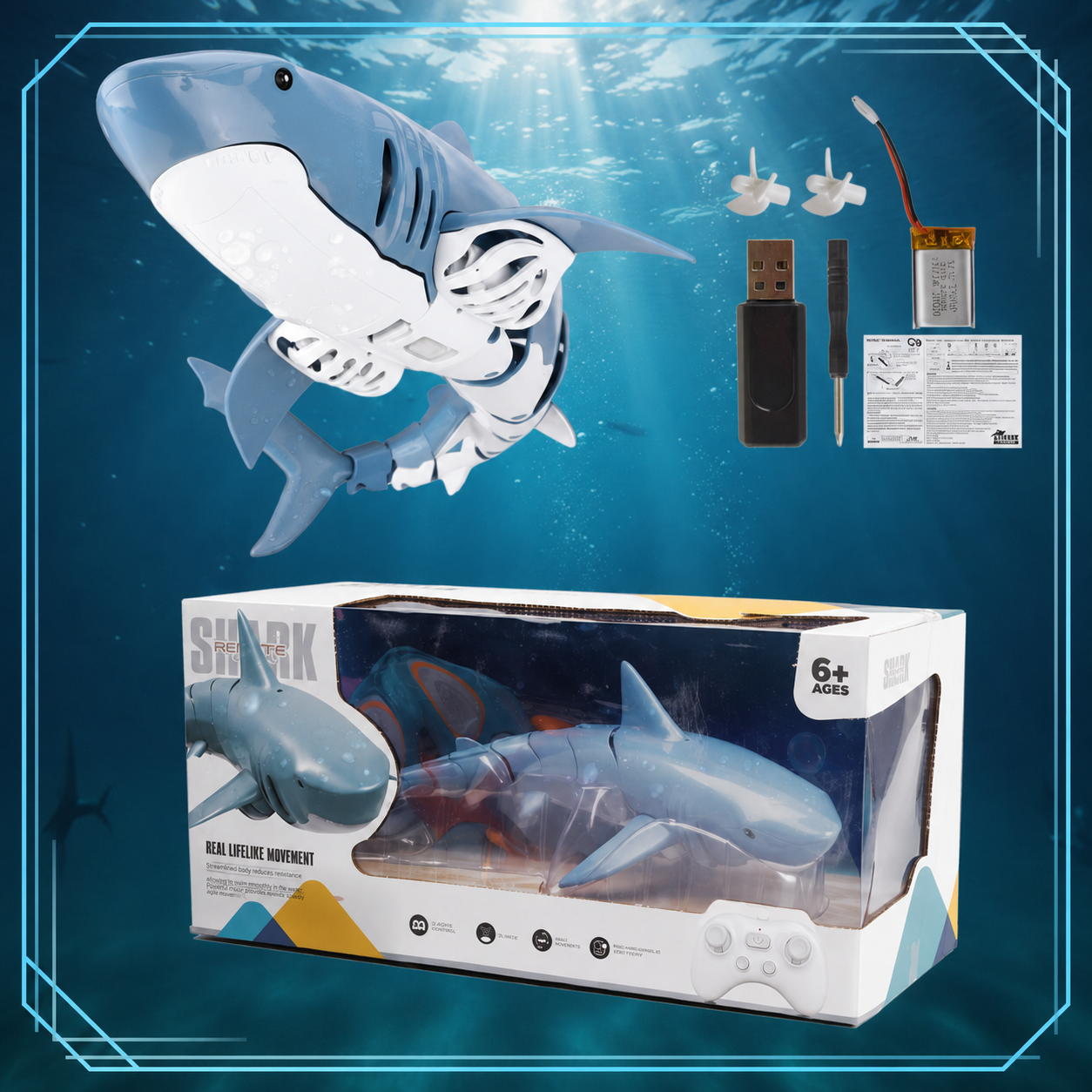 SeaBuddy – Luova & Liikkuva – RC Haai