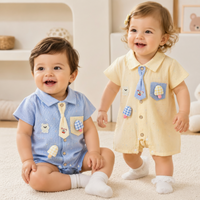 Thumbnail for KiddoStyle – Söpö ja pehmeä – Lasten haalari, jossa on solmio ja merkki