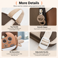 Thumbnail for KiddoPack – Söpö ja käytännöllinen – lasten reppu, jossa on valaiseva jalka