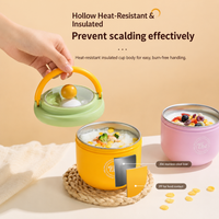 Thumbnail for MealMate – Käytännöllinen ja eristetty – ruostumattomasta teräksestä valmistettu lounaskulho ja lusikka