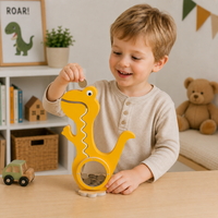 Thumbnail for DinoSave – Söpö ja käytännöllinen – Dinosaurus-säästöpossu