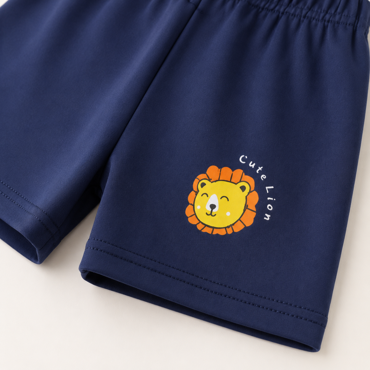 Mini Fashion™ - Ihana pieni leijona - Poikien kesäasu