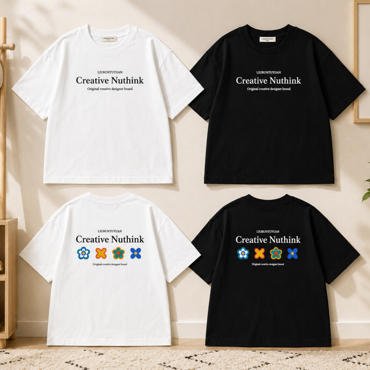 MiniStyle – Laatu ja tyylikkyys – ”Creative Nuthink” -T-paita